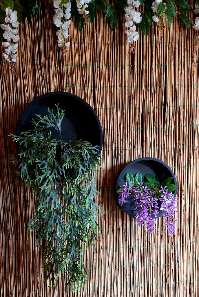 Muurplanters met groen van Flowrina