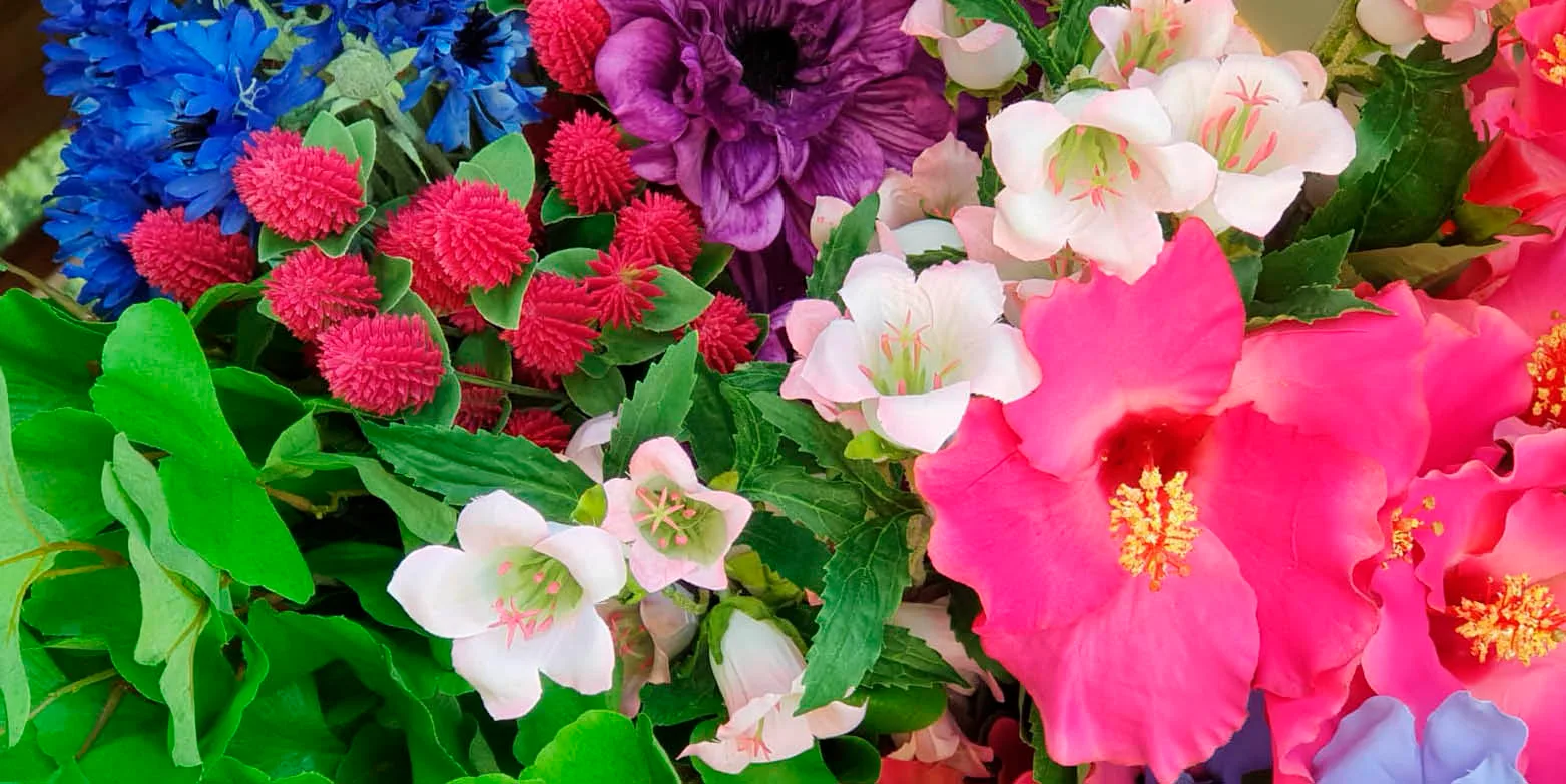 Zijden bloemen en zijdebloemen-boeketten van Flowrina