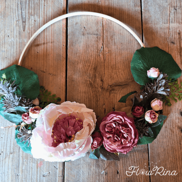 Kunstbloemen krans